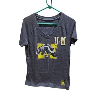 Adidas College Vault University of Michigan Wolverines T Shirt